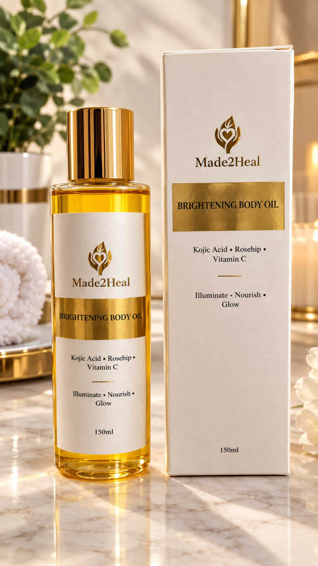 Brightening Glow Body Oil with Saffron 150ML