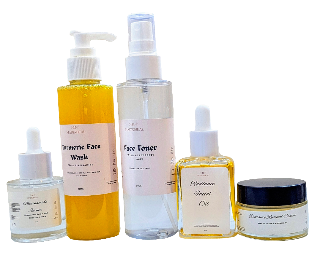 5-Steps Radiant Face Care Bundle | 5 Must Have Face Products For Clear, Bright & Healthy Complexion