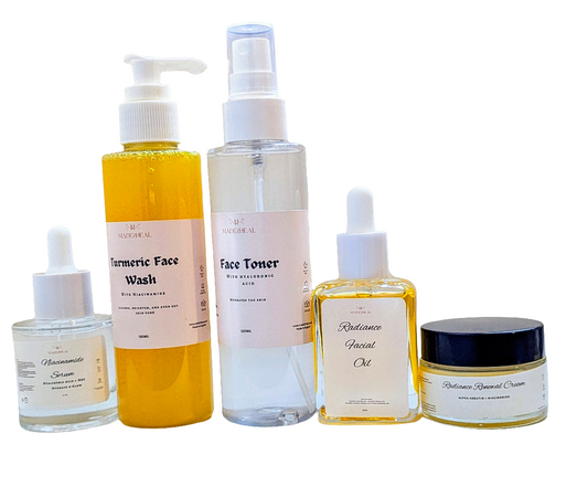 5-Steps Radiant Face Care Bundle | 5 Must Have Face Products For Clear, Bright & Healthy Complexion