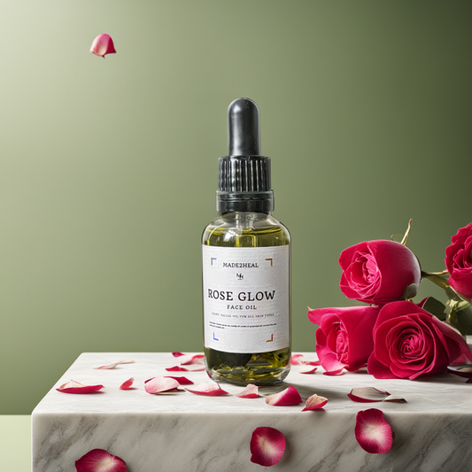 Rose Glow Face Oil Softening Fine Lines, Tighten Pores And Keeping Skin Hydrated And Well-Nourished