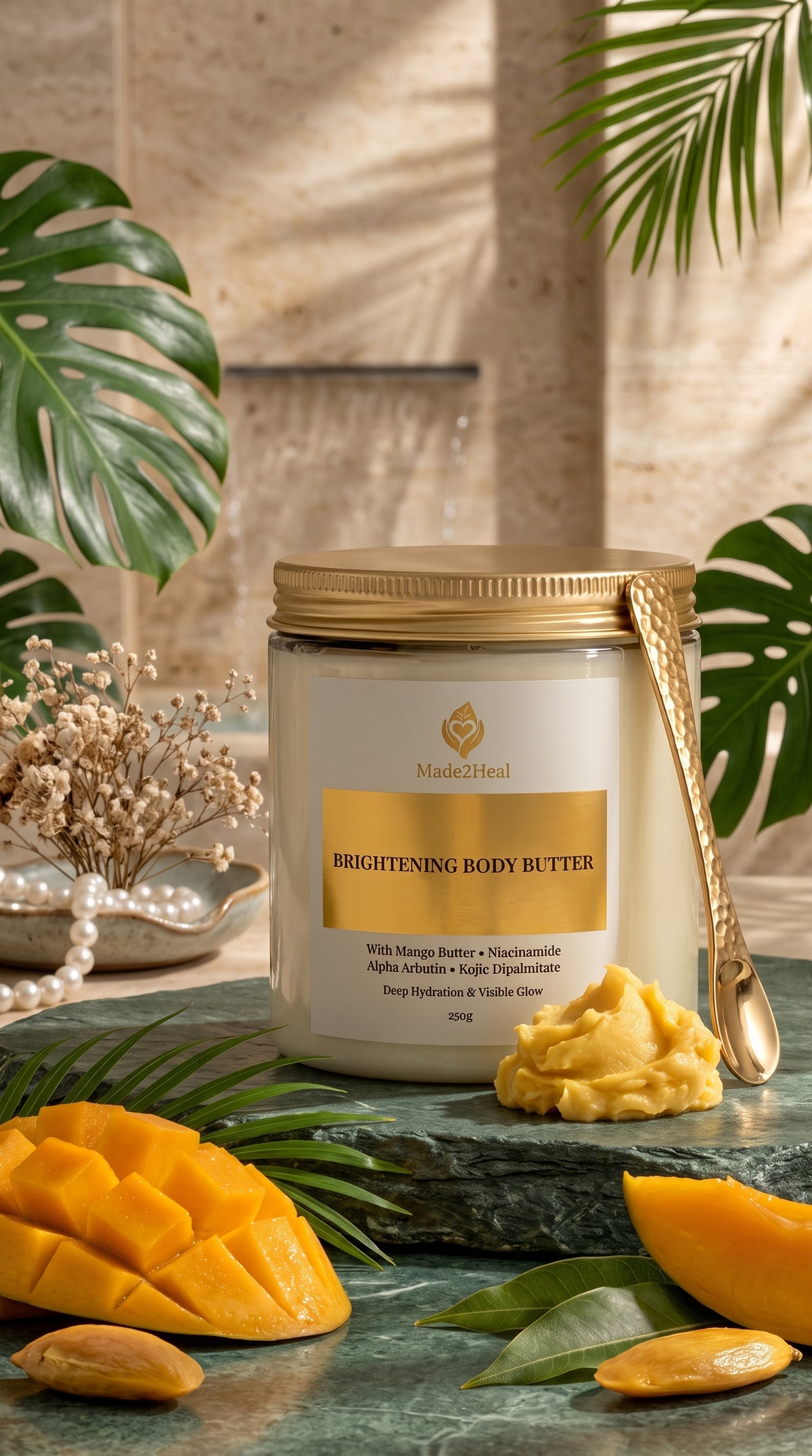 Brightening Body Butter with Niacinamide To Brighten & Glow The Skin | Uneven Skin tone | Luxurious Radiance Body Butter