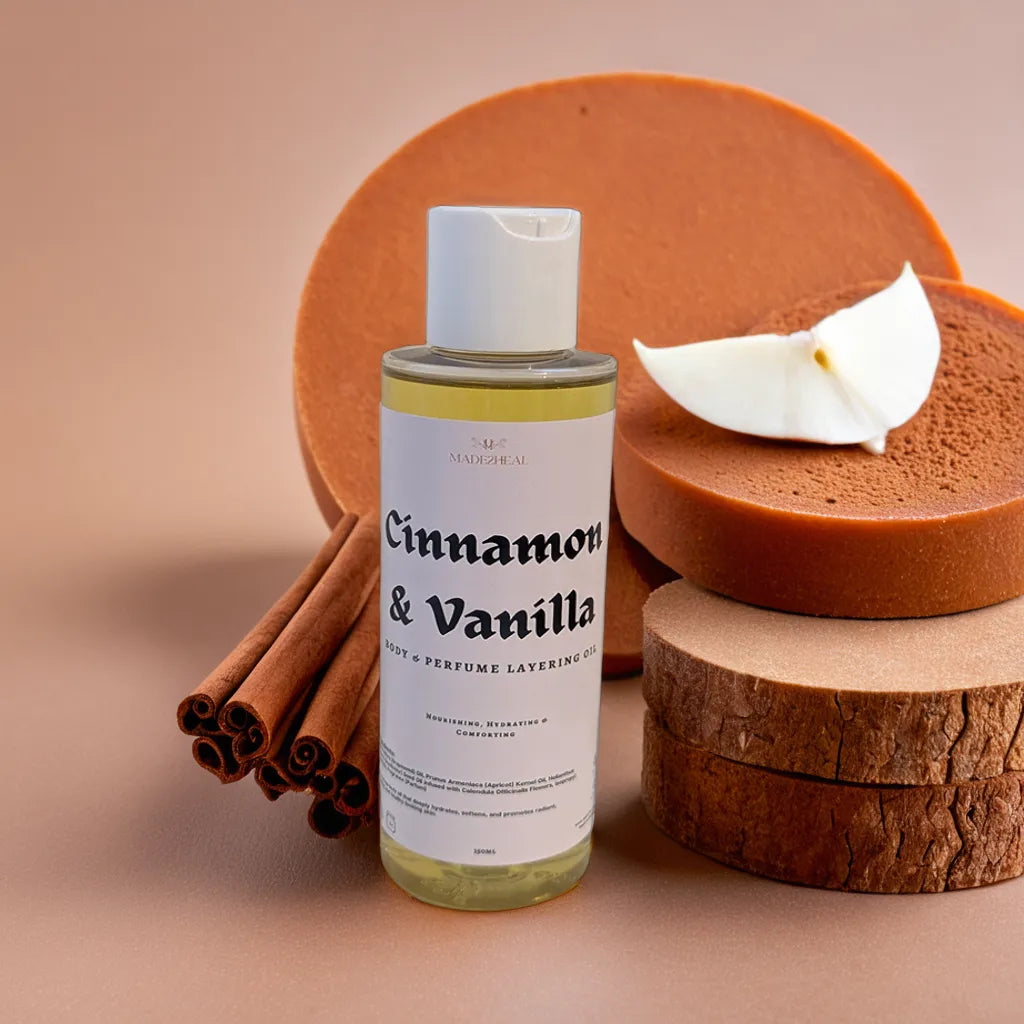 Luxury Body & Perfume Layering Oil 150ml | Cinnamon & Vanilla| Cherry & Marshmallow | Vanilla Buttercream | Warm Vanilla